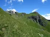 Aufstieg über den Wiesenberg hinten rechts Wiesbaürspitze