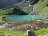 vom Löbbensee Richtung Wildenkogelscharte weiterer kleiner Bergsee