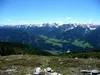 Blick vom Glinzzipf Richtung unten Staussee Tassenbach