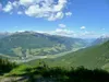 Anstieg Richtung Leckfeldalm Blick Richtung Drautal