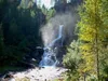 Abfahrt von Michelbacher Alm Richtung Klosterfraünalm bei Wasserfall