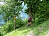 bei Damer Gladinghof Beginn Singletrail Richtung Plone