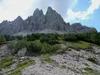 am Passo Palombino Blick auf Crode dei Longerin