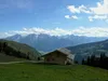 Blick von Roaneralm Richtung Lienzer Dolomiten