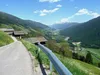 Abfahrt durch das Silvestertal Richtung Winnebach Blick Richtung Österreich