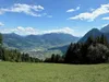 bei Sternalm Blick Richtung Lienzer Talboden