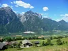 von Tratenberg Richtung Nikolsdorf bei Lindsberg hinten Lienzer Dolomiten