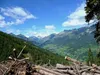 Auffahrt Richtung Zunigalm Blick Richtung Virgental