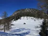 kurz vor Dolomitenhütte Blick Richtung Rauchkofel