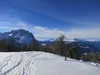 Blick vom Gipfel Aürlingköpfl Richtung WNW links Spitzkofel