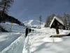 von Marcherhöfen Richtung Marcher Alm hinten Berger Kogel