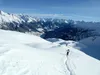 von Bläß Richtung Gipfel Berger Kogel Blick zurück