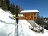 von Lanerkaser bis zum Gipfel Böses Weibele bei Almhütte