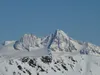 Blick vom Gipfel Finsterkofel auf Großglockner 16x Zoom