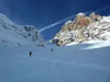 durch das Valon de Colfiedo Mitte li Forcella Colfiedo re Hohe Gaisl