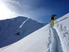 Richtung Gipfel Gaishörndl links das Toblacher Pfannhorn
