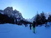 durch das Schadebachtal links Daumkofel