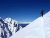 von Gamsscharte Richtung Gipfel Großer Roßkopf links Kleiner Roßkopf