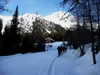 nach Unterstaller hinten Alm von meinem Opa dahinter Rote Spitze