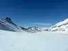 Blick bei Zirmsee Richtung SW hinten Schobergruppe li Hörndl