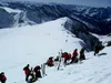 Blick von Gipfel Hocharn Richtung Auftsieg