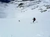 Abfahrt vorm Zirmsee