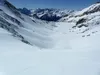 Abfahrt vor Zirmsee