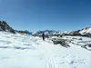 Abfahrt beim Zirmsee entlang rechtes Ufer