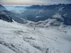 Hänge vor Gipfel Hochgasser Blick zurück auf Austieg