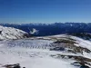 Blick vom Gipfel Hochrast Richtung SO hinten die Karnischen Alpen