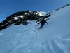 Abfahrt über Nordflanke