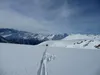 Abfahrt über Kleinfleißkees Mitte re Großglockner