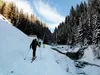 Start nach letzten Häusern in Innervillgraten