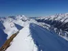 Blick vom Gipfel Innerrodelgungge Richtung Westen hinten links die Rote Wand