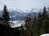 von den Jagdhütten bei Stelzing Richtung Dellacher Alm Blick Richtung SSW