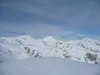 Blick vom Gipfel Kleiner Jaufen Richtung Norden Mitte Großer Roßkopf