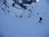 Abfahrt vom Nabigen Loch zum Hotel Pragser Wildsee