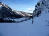 Abfahrt vom Nabigen Loch zum Hotel Pragser Wildsee