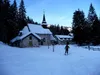 beim Hotel Pragser Wildsee