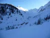 bei Brugger Alm Blick Richtung SO hinten Mitte Degenhorn