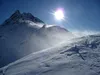 Schneefontänen bei Rogötzllenke