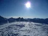 Blick vom Gipfel Langschneid Richtung Süden vorne Mitte Gschritt