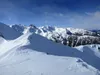 Blick vom Gipfel Öfenspitze Richtung Westen