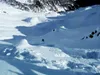 Abfahrt Richtung Lipperalm