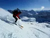 Ich bei der Abfahrt