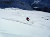 Ich bei der Abfahrt