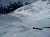 Blick zurück Richtung Aufstieg über Gipfelhang