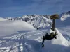 vom Goiselemandl Richtung Neualplseen hinten Mitte das Petzeck