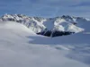 vom Goiselemandl Richtung Neualplseen hinten li das Petzeck