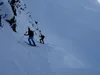 vom Goiselemandl Richtung Neualplseen kurze Bergabpassage